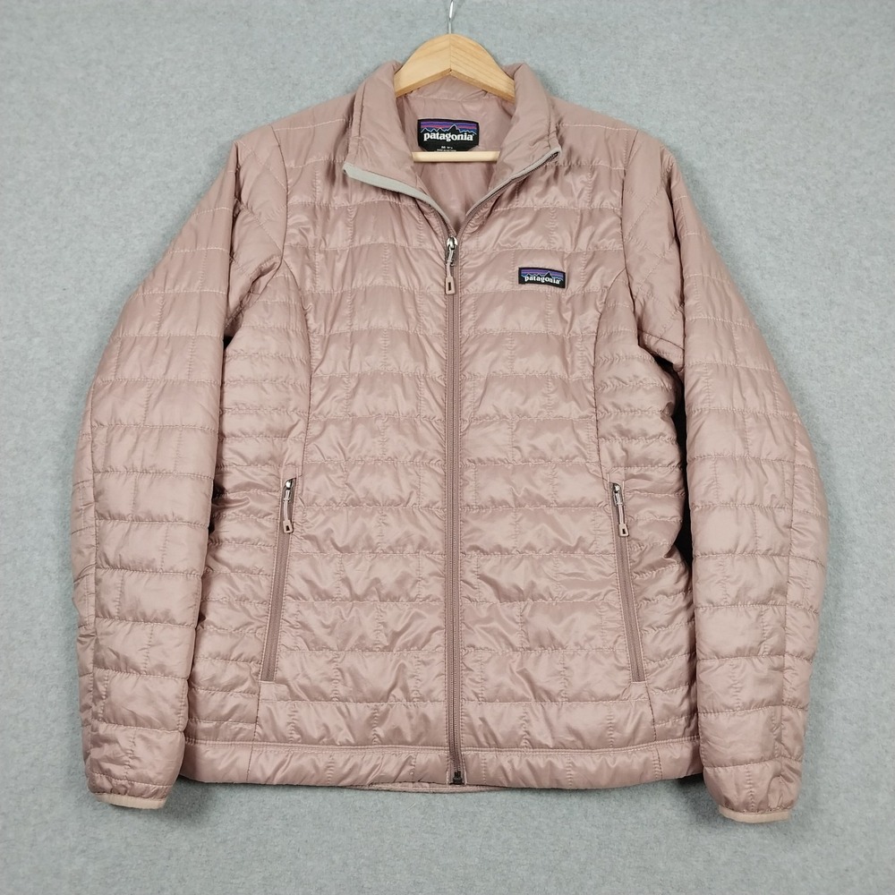 Patagonia Jacket Womens Medium Pink Nano Puff Puffer Packable Primaloft 84217